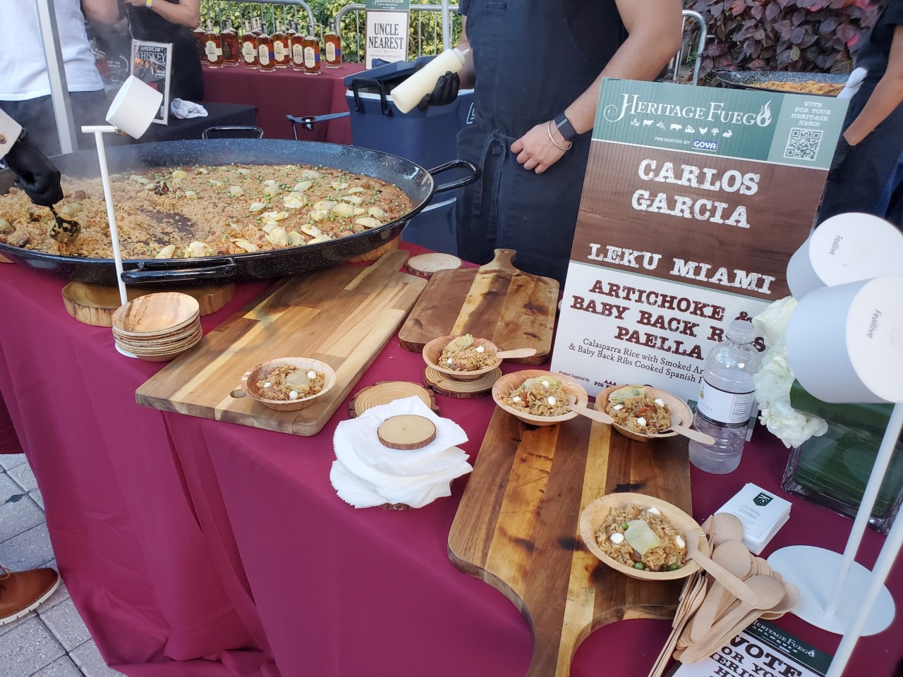 Artichoke and Baby Back Ribs Paella by Keku Miami