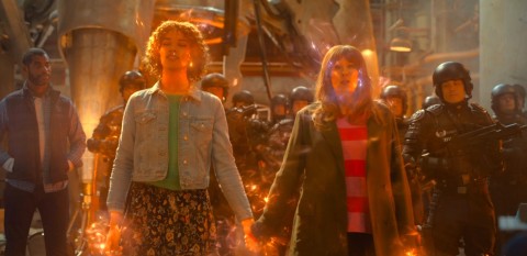 Rose and Donna releasing Timelord energy