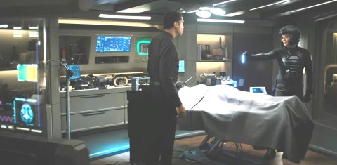 Halan on the operating table in Beacon 23 Season 2 Episode 9