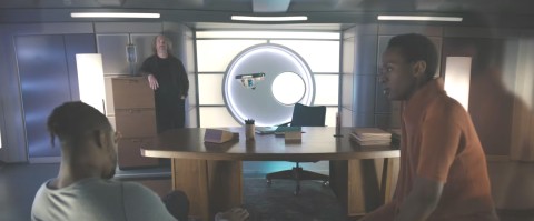 Halan, Aleph, Bart and Harmony in Beacon 23 Season 2 Episode 9