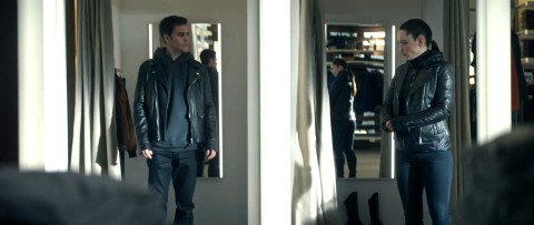 Outfit Samsies! In a humorous scene, Kirk and La'an pick the same outfits, prompting Kirk to change
